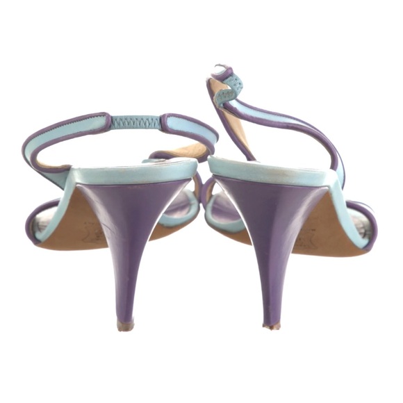 Emilio Pucci Leather Slingback Sandal Heels - Picture 4 of 4